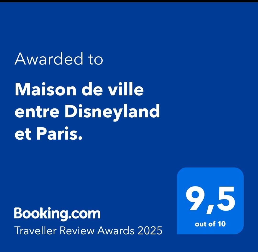 Maison De Ville Entre Disneyland Et Paris. Lagny-sur-Marne Luaran gambar